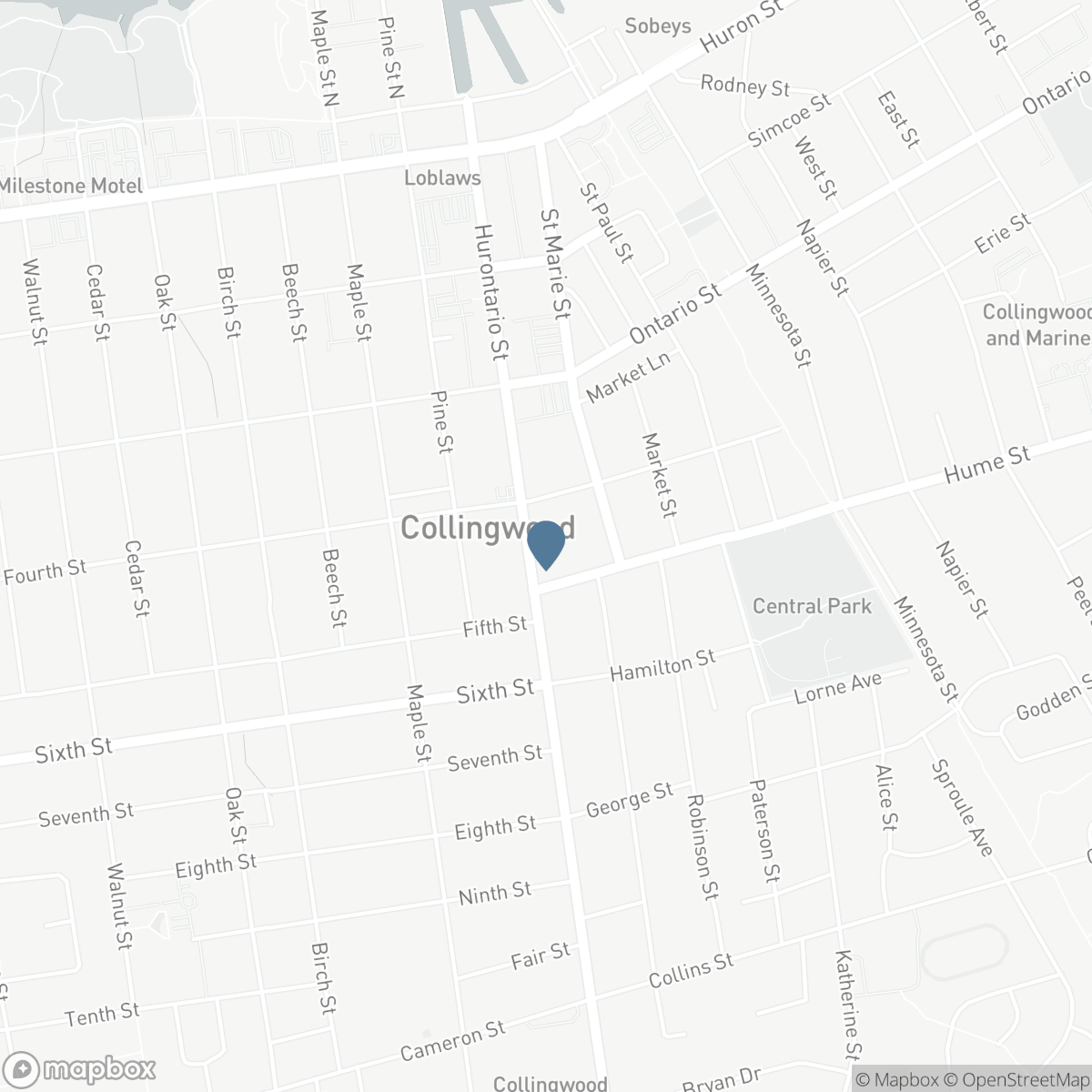 1 HUME Street Unit# PH611, Collingwood, Ontario L9Y 0X3
